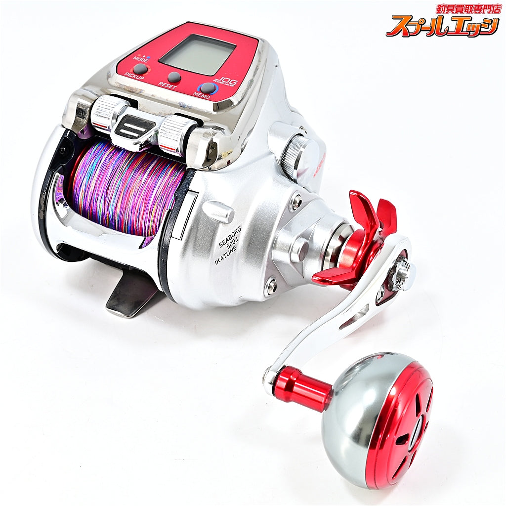 【ダイワ】 15シーボーグ 500J イカチューン 使用距離207.3km 使用367時間 DAIWA SEABORG IKA-TUNE