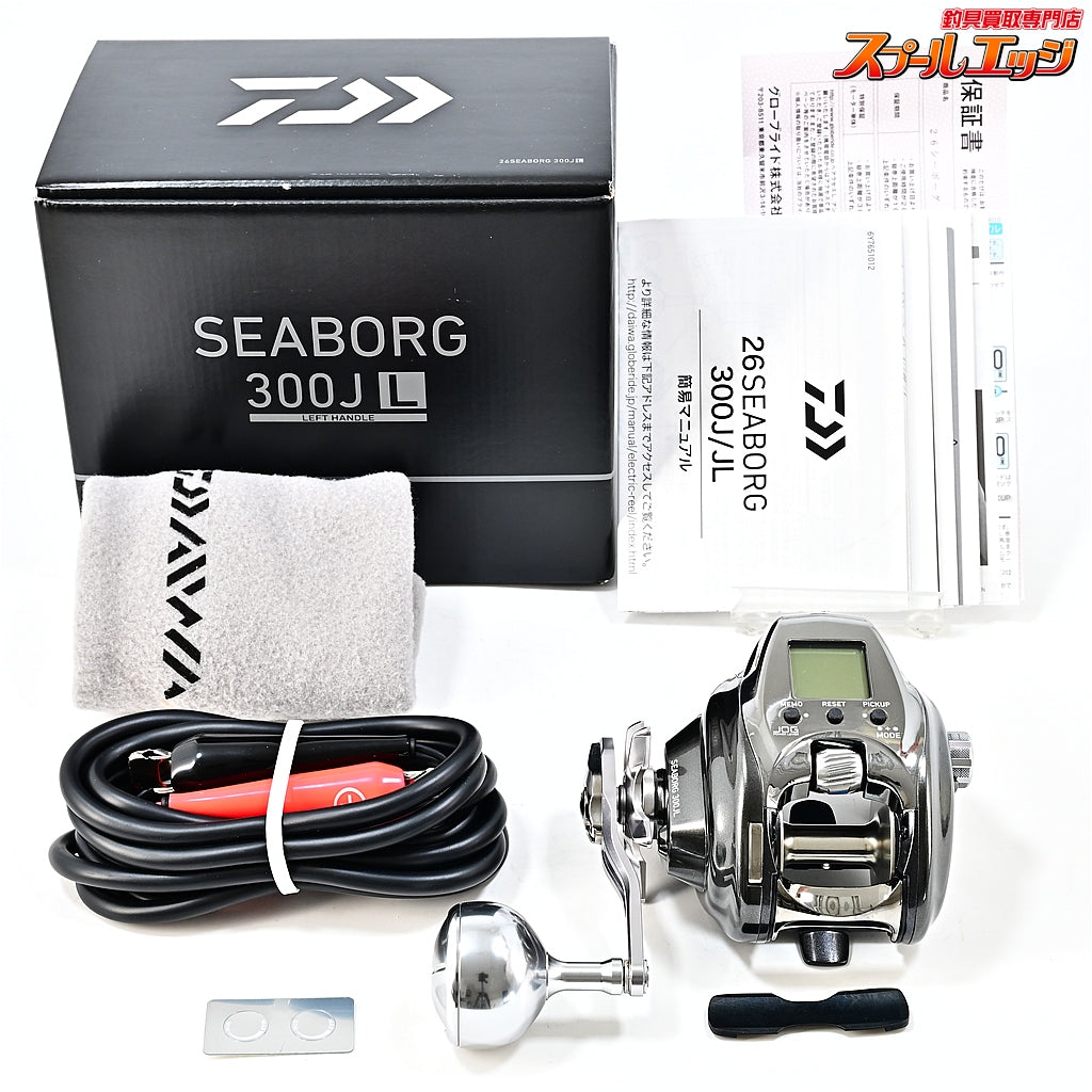 【ダイワ】 26シーボーグ 300JL 使用距離6.2km 使用6時間 DAIWA SEABORG