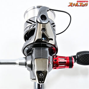 【シマノ】 21コンプレックス XR C2000 F4 スタジオコンポジット RC-SS 41mmカーボンハンドルレッド&カーボンハンドルノブ&シマノリールスタンド装着 SHIMANO COMPLEX