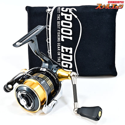 【シマノ】 12ヴァンキッシュ C2000HGS ZPIファンネルカーボンハンドル 50mm&ドライブ シリコンフィットノブ&夢屋 V-C2000SSスプール&夢屋アルミリールスタンドゴールド装着 SHIMANO Vanquish