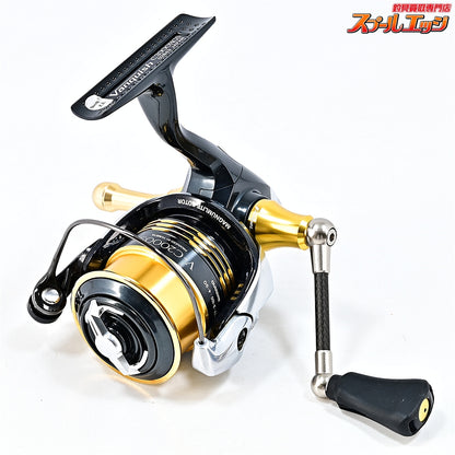 【シマノ】 12ヴァンキッシュ C2000HGS ZPIファンネルカーボンハンドル 50mm&ドライブ シリコンフィットノブ&夢屋 V-C2000SSスプール&夢屋アルミリールスタンドゴールド装着 SHIMANO Vanquish