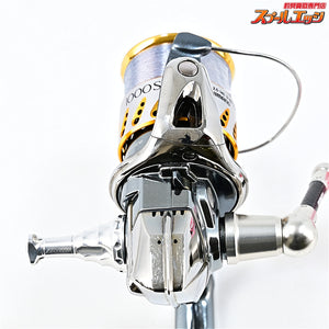 【シマノ】 07ステラ 1000S ZPIカーボンハンドル45mm&IOS アクリスタノブ ピンク&ドライブ Iアーム ショートタイプ装着 SHIMANO STELLA