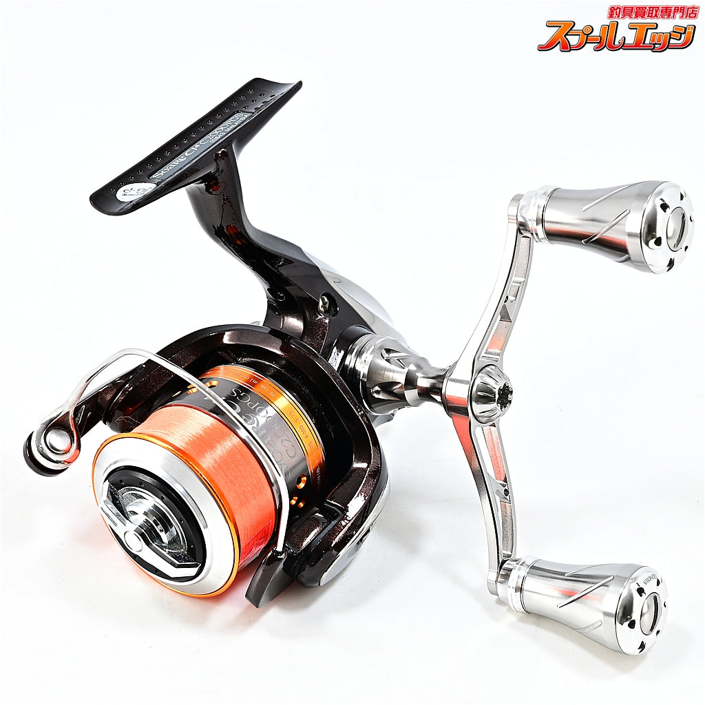 【シマノ】 10ソアレ CI4 C2000PGS ゴメクサスカスタムダブルハンドル82mm装着 SHIMANO Soare