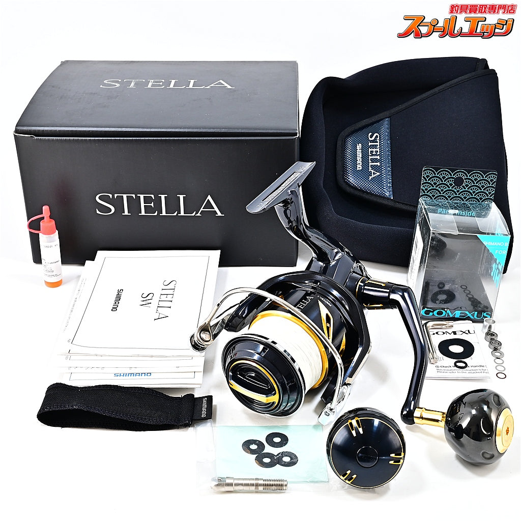 【シマノ】 19ステラ SW8000HG ゴメクサスギャラクシー45ノブ装着 SHIMANO STELLA