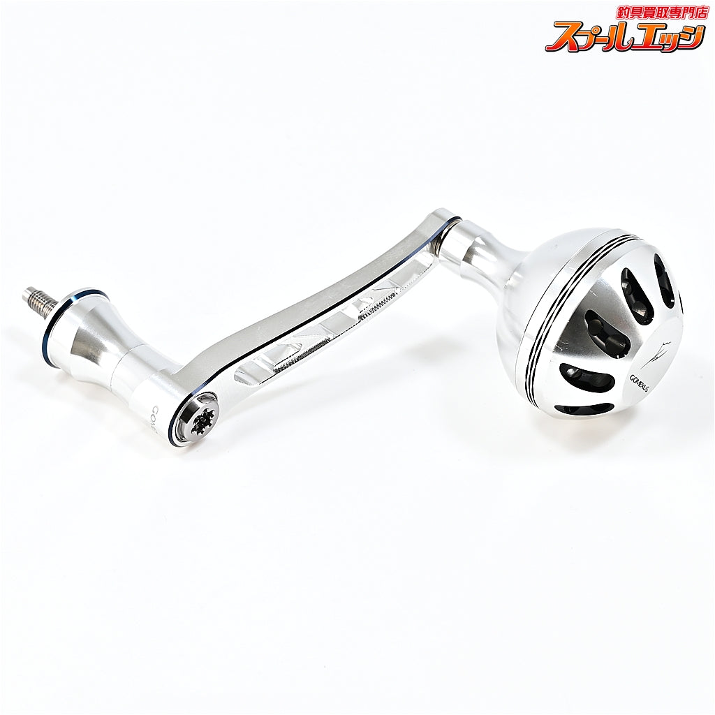 【ゴメクサス】 63mm超々ジュラルミン製ハンドル チタンパワーノブ シマノ左右用 一体構造 Gomexus