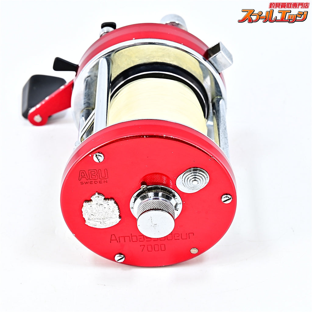 【アブ】 アンバサダー 7000 FN.750?00 レッド 山リム ABU Ambassadeur