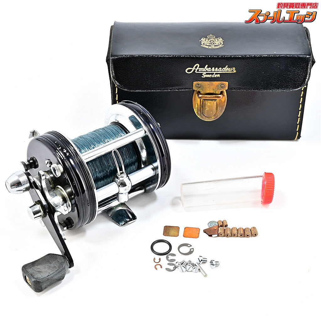 【アブ】 アンバサダー 6000C FN.117100 ブラック 波リム ビッグA Abu Garcia ambassadeur