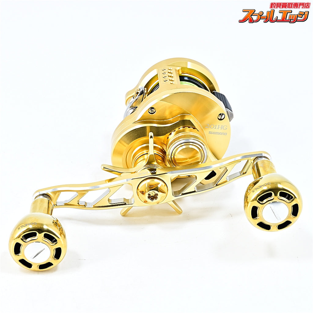 【シマノ】 23オシアコンクエスト 201HG ゴメクサス 120mm超々ジュラルミンハンドル装着 SHIMANO OCEACONQUEST