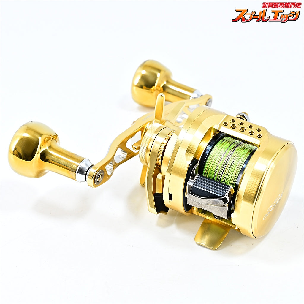 【シマノ】 23オシアコンクエスト 201HG ゴメクサス 120mm超々ジュラルミンハンドル装着 SHIMANO OCEACONQUEST