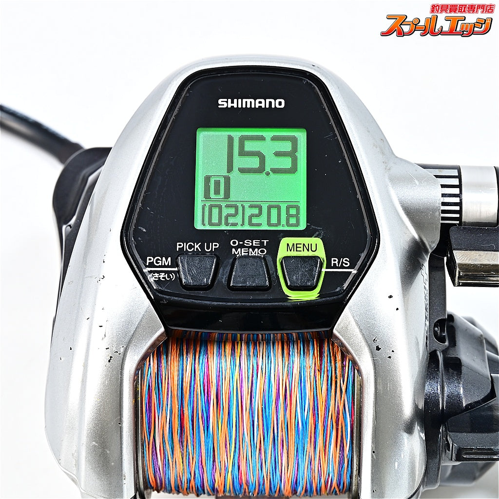 【シマノ】 15フォースマスター 3000 使用距離52.7km 使用136.5時間 SHIMANO FORCE MASTER