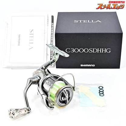 【シマノ】 18ステラ C3000SDHHG 55mmハンドル&リブレfフォルテノブ装着 SHIMANO STELLA