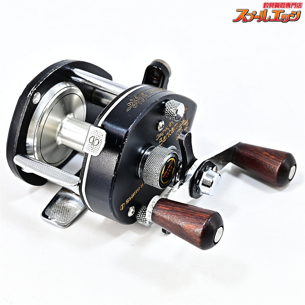 【シマノ】 バンタム 10SG ブラック ウッドノブ装着 SHIMANO Bantam