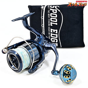 【シマノ】 21ツインパワー XD 4000XG ゴメクサス38mmラウンドノブ&ゴメクサスチタンカラーラインローラー装着 SHIMANO TWIN POWER