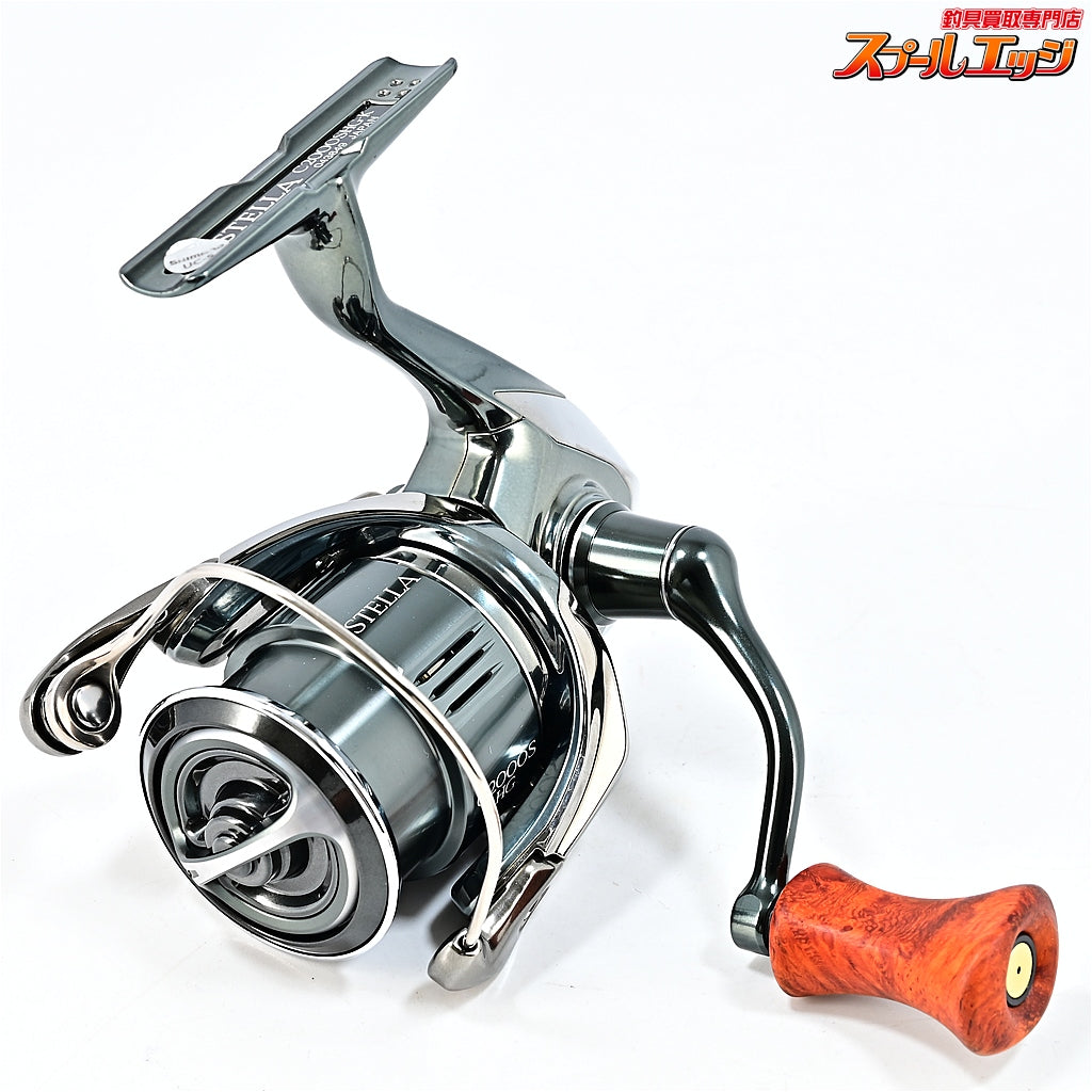 【シマノ】 22ステラ C2000SHG カスタムウッドハンドルノブ装着 SHIMANO STELLA