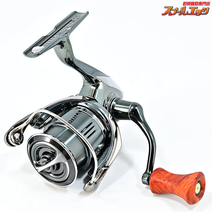 【シマノ】 22ステラ C2000SHG カスタムウッドハンドルノブ装着 SHIMANO STELLA