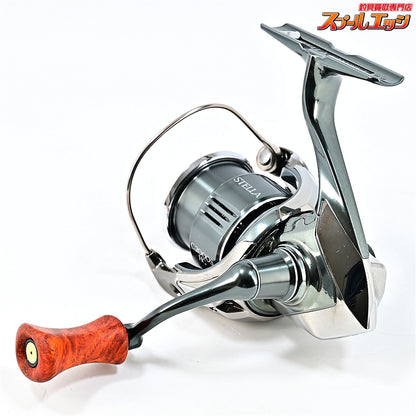 【シマノ】 22ステラ C2000SHG カスタムウッドハンドルノブ装着 SHIMANO STELLA