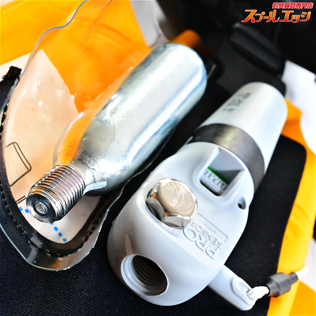 【ブルーストーム】 膨張式ライフジャケット BSJ-2620RSII ANGLERSロゴ入モデル 桜マーク有 2022年12月製造分 BLUESTORM ANGLERS K_100
