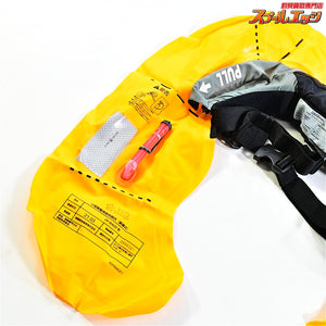 【ダイワ】 ライフジャケット DF-2709 自動膨張 ブラック フリー 桜マーク有 2021年03月製造分 DAIWA K_060