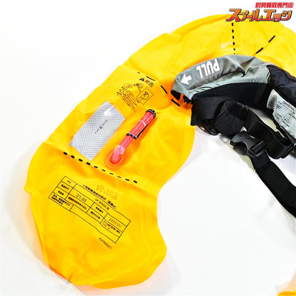 【ダイワ】 ライフジャケット DF-2709 自動膨張 ブラック フリー 桜マーク有 2021年03月製造分 DAIWA K_060