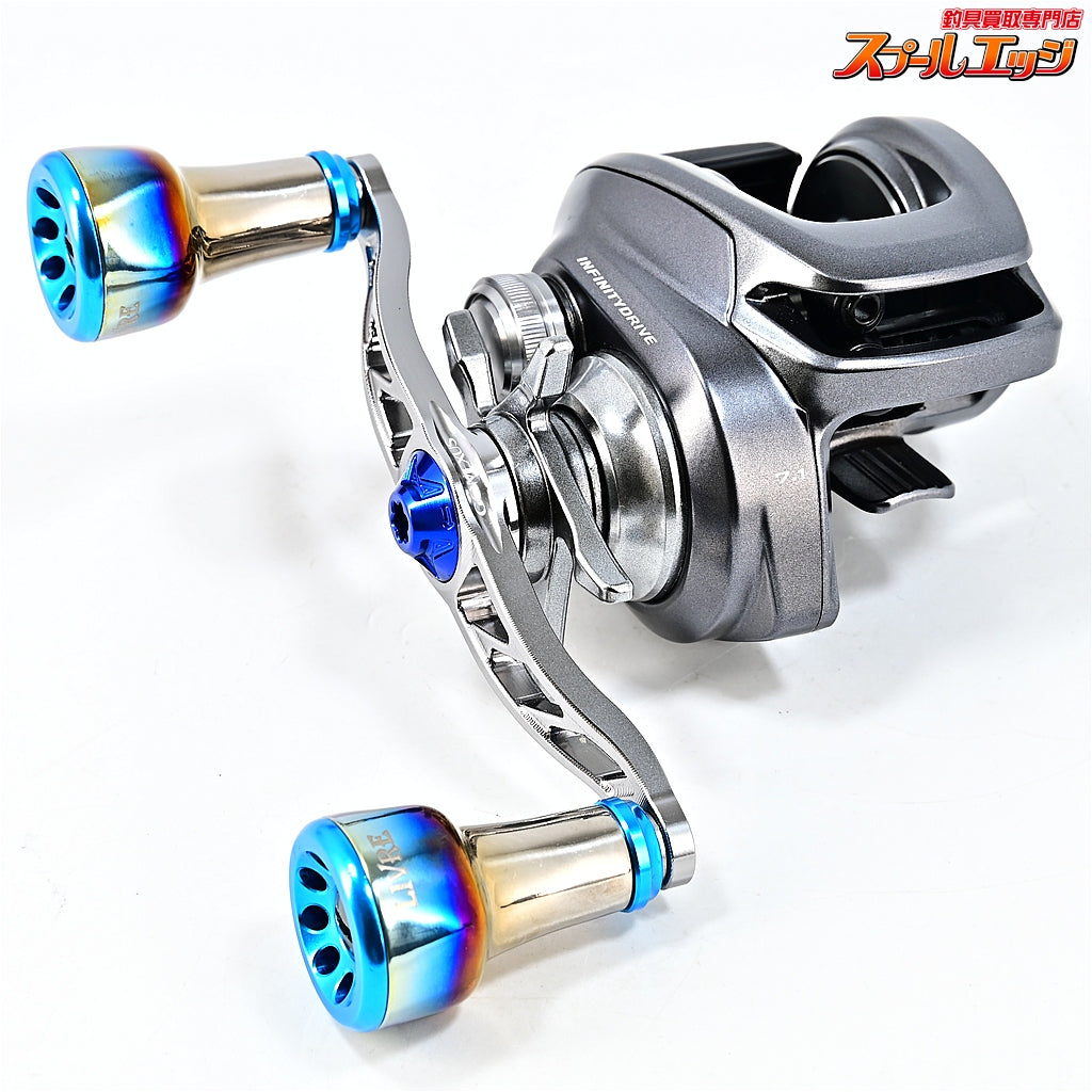 【シマノ】 22バンタム HG ゴメクサス100mmカスタムハンドル&リブレフォルティシモノブ装着 SHIMANO Bantam