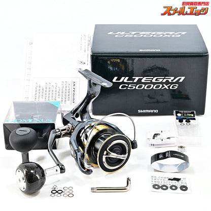 【シマノ】 25アルテグラ C5000XG ゴメクサス カーボンハンドルノブ&ラインローラー装着 SHIMANO ULTEGRA