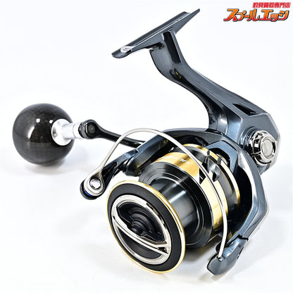 【シマノ】 25アルテグラ C5000XG ゴメクサス カーボンハンドルノブ&ラインローラー装着 SHIMANO ULTEGRA