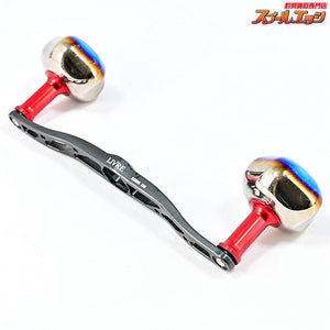 【リブレ】 クランク 130 ガンメタ PT35ノブチタン ダイワ右用センターナット付 LIVRE CRANK