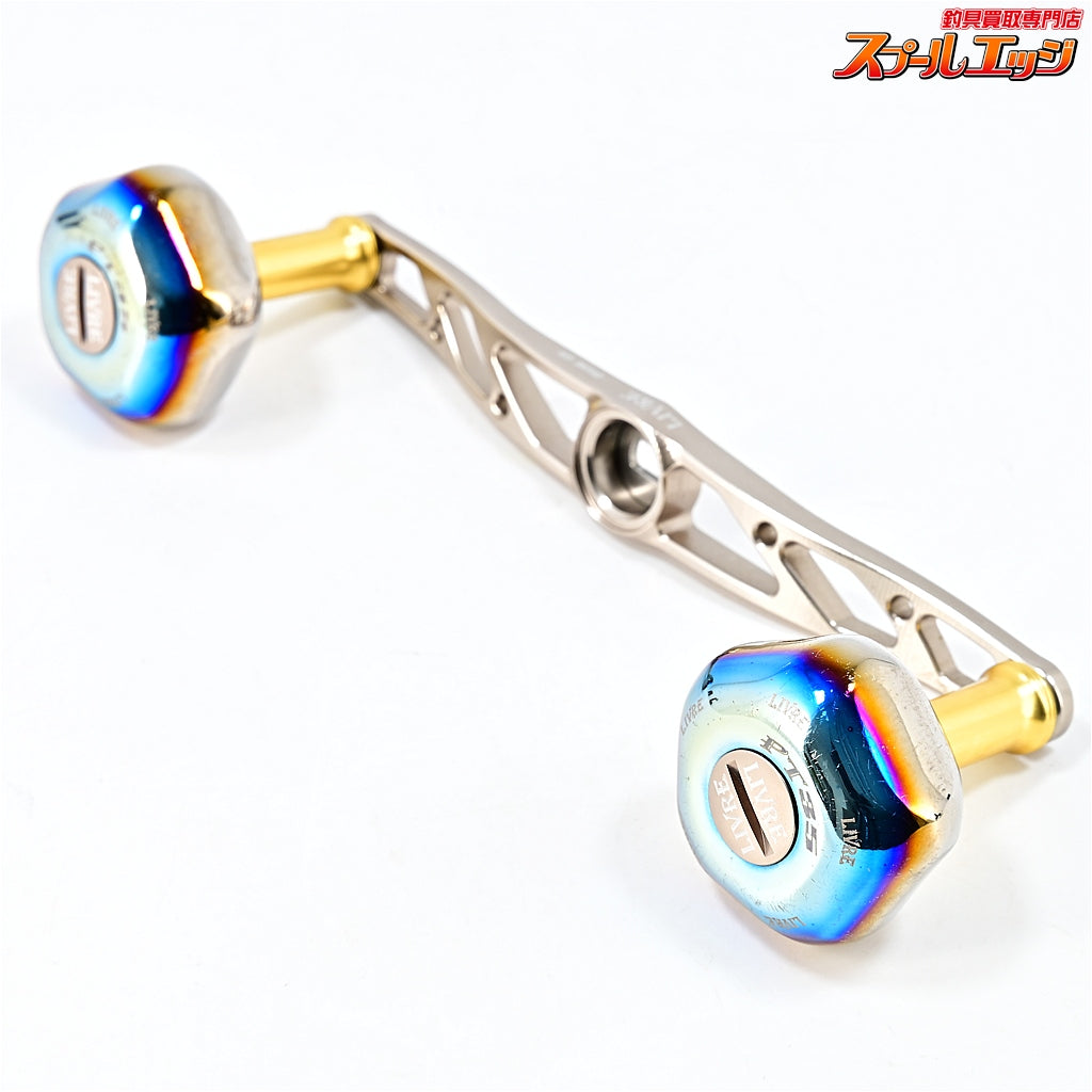 【リブレ】 クランク 130 シルバー PT35ノブチタン シマノ左用センターナット付 LIVRE CRANK