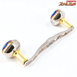【リブレ】 クランク 130 シルバー PT35ノブチタン シマノ左用センターナット付 LIVRE CRANK