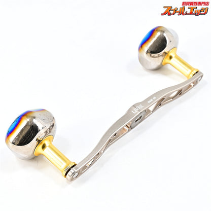 【リブレ】 クランク 130 シルバー PT35ノブチタン シマノ左用センターナット付 LIVRE CRANK