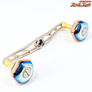 【リブレ】 クランク 130 シルバー PT35ノブチタン シマノ左用センターナット付 LIVRE CRANK