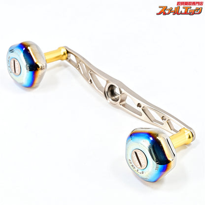 【リブレ】 クランク 130 シルバー PT35ノブチタン シマノ左用センターナット付 LIVRE CRANK