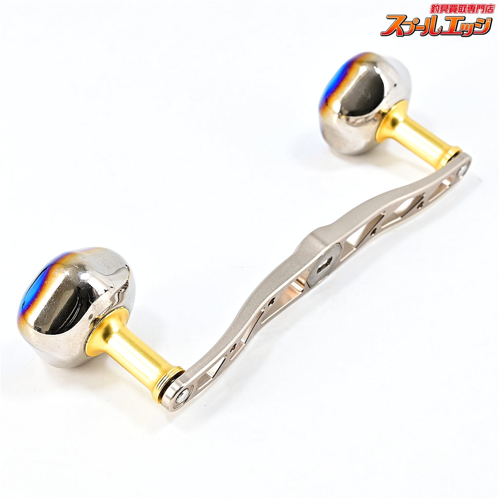 【リブレ】 クランク 130 シルバー PT35ノブチタン シマノ左用センターナット付 LIVRE CRANK