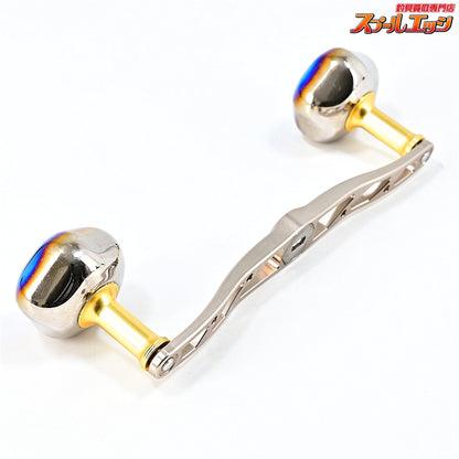 【リブレ】 クランク 130 シルバー PT35ノブチタン シマノ左用センターナット付 LIVRE CRANK