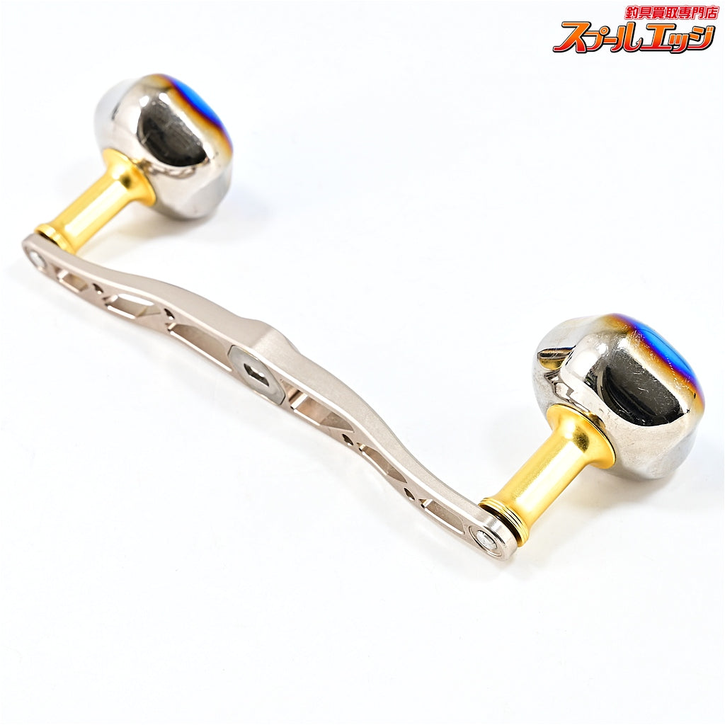 【リブレ】 クランク 130 シルバー PT35ノブチタン シマノ左用センターナット付 LIVRE CRANK