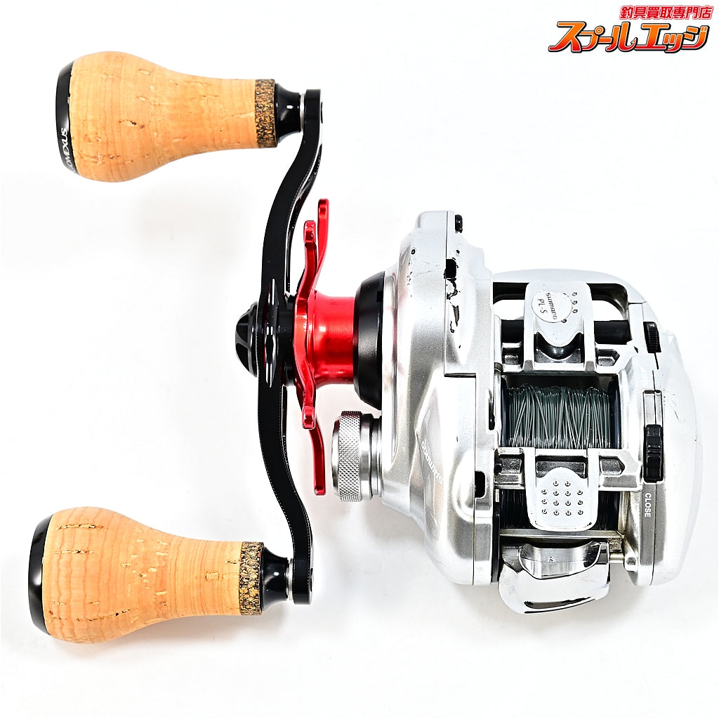 【シマノ】 16メタニウム MGL ノーマルギア ゴメクサス100mmカスタムハンドル装着 SHIMANO Metanium