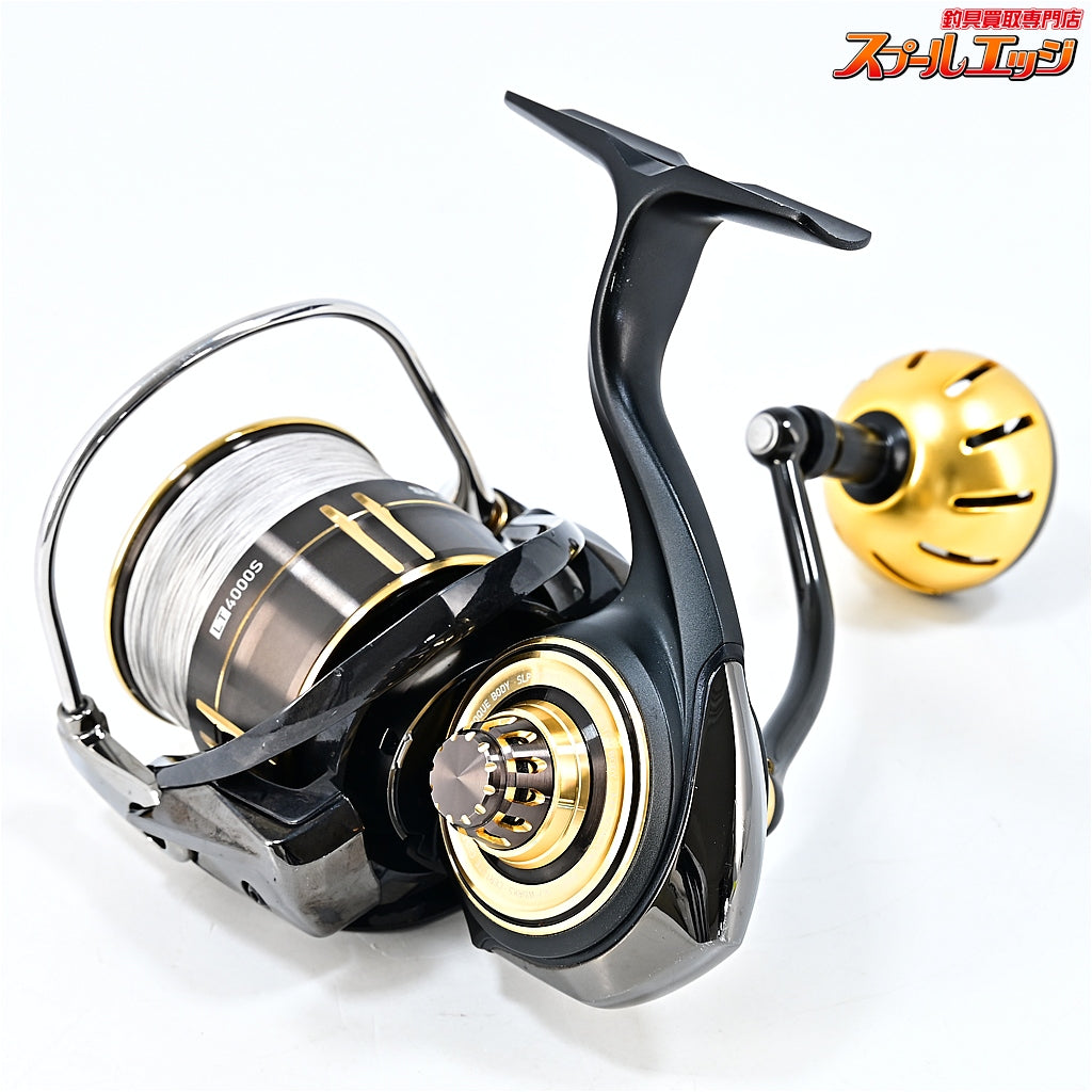 【ダイワxSLPワークス】 19セルテート カスタムボディ LT 4000-CXH SLPW EX LT 4000Sスプール&RCSマシンカットハンドル60mm&アルミラウンドノブM&スピニングハンドルキャップ装着 DAIWAxSLP-WORKS CERTATE CUSTOM BODY