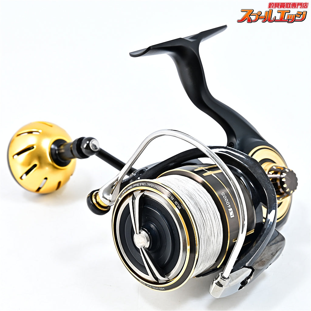 【ダイワxSLPワークス】 19セルテート カスタムボディ LT 4000-CXH SLPW EX LT 4000Sスプール&RCSマシンカットハンドル60mm&アルミラウンドノブM&スピニングハンドルキャップ装着 DAIWAxSLP-WORKS CERTATE CUSTOM BODY