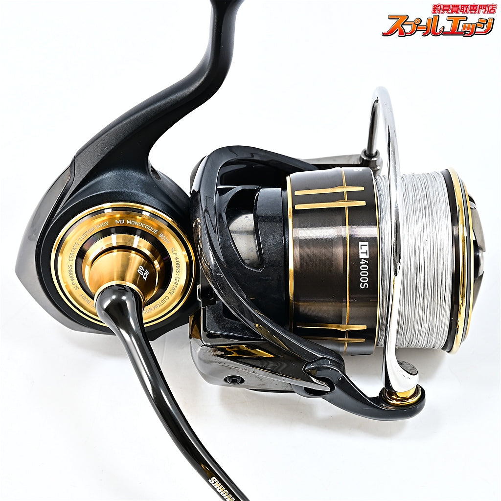【ダイワxSLPワークス】 19セルテート カスタムボディ LT 4000-CXH SLPW EX LT 4000Sスプール&RCSマシンカットハンドル60mm&アルミラウンドノブM&スピニングハンドルキャップ装着 DAIWAxSLP-WORKS CERTATE CUSTOM BODY
