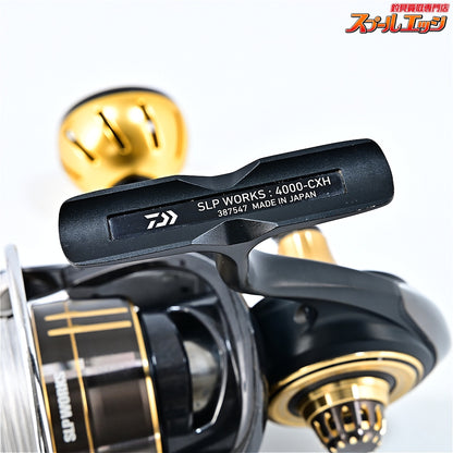 【ダイワxSLPワークス】 19セルテート カスタムボディ LT 4000-CXH SLPW EX LT 4000Sスプール&RCSマシンカットハンドル60mm&アルミラウンドノブM&スピニングハンドルキャップ装着 DAIWAxSLP-WORKS CERTATE CUSTOM BODY