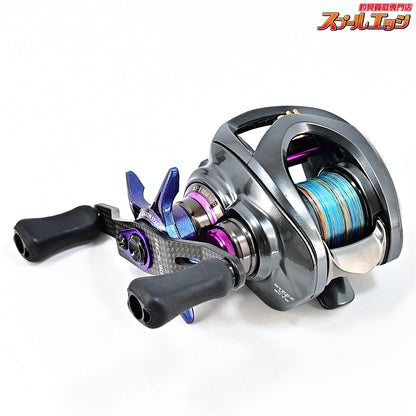 【ダイワ】 19スティーズ CT SV TW 700XHL SLPWザイオンスタードラグ ムーブ&RCSカーボンクランクハンドル90mm&カラーパーツ装着 DAIWA STEEZ