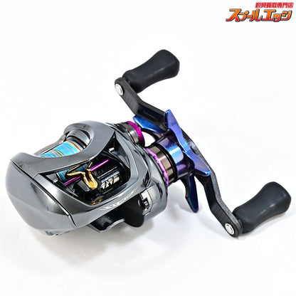 【ダイワ】 19スティーズ CT SV TW 700XHL SLPWザイオンスタードラグ ムーブ&RCSカーボンクランクハンドル90mm&カラーパーツ装着 DAIWA STEEZ