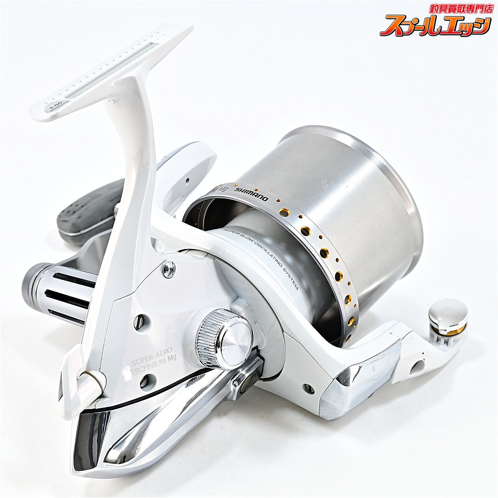 【シマノ】 03スーパーエアロテクニウム Mg 0.8/1.0号 純正ドラグノブ&ハンドル付 左巻き SHIMANO SUPER AERO TECHNIUM Mg
