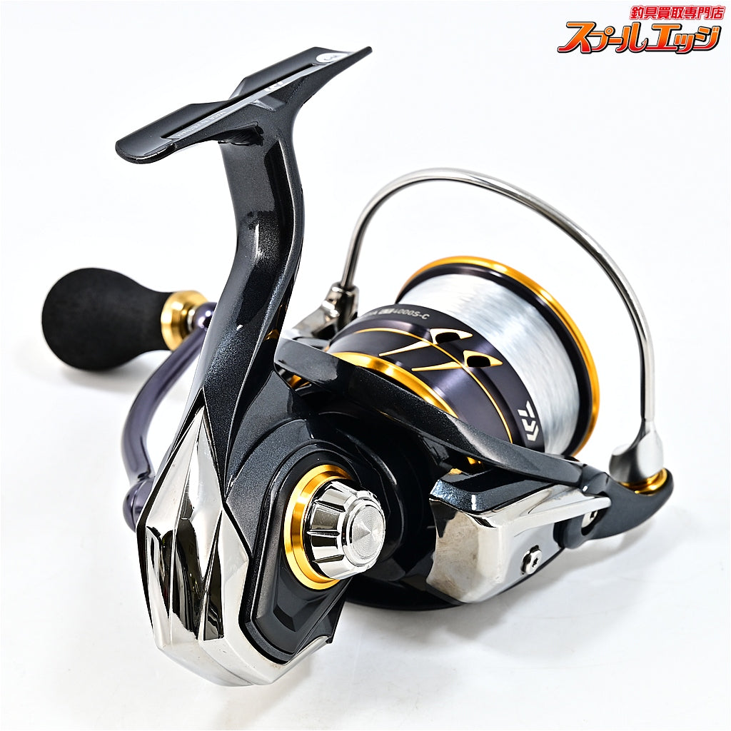 【ダイワ】 21カルディア LT 4000S-C RCS EVAハンドルノブ パワーライトS 23mm ゴールド装着 DAIWA CALDIA