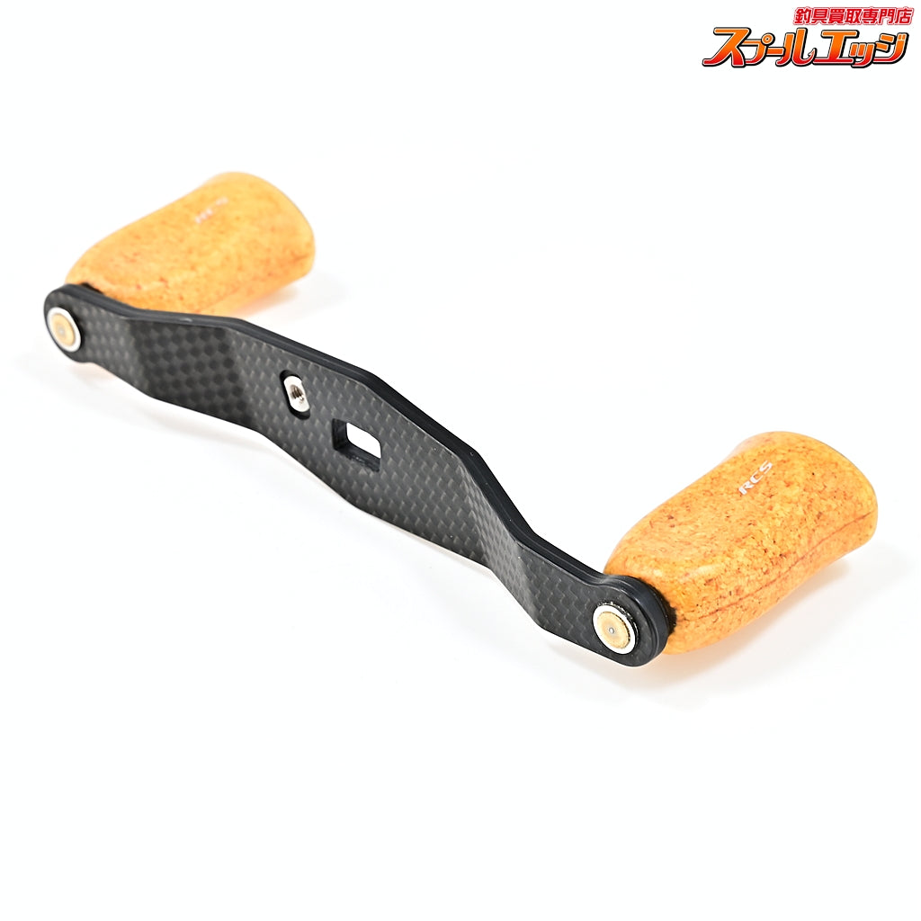 【ダイワxSLPワークス】 RCSB カーボンクランクハンドル 95mm 10周年限定 I型コルクノブ クリア2個装着 DAIWAxSLP-WORKS 10th CARBON CRANK HANDLE