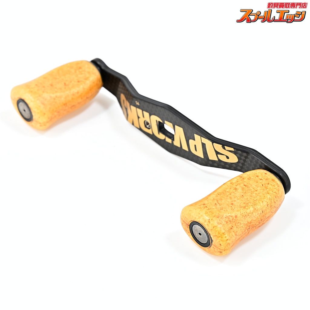 【ダイワxSLPワークス】 RCSB カーボンクランクハンドル 95mm 10周年限定 I型コルクノブ クリア2個装着 DAIWAxSLP-WORKS 10th CARBON CRANK HANDLE