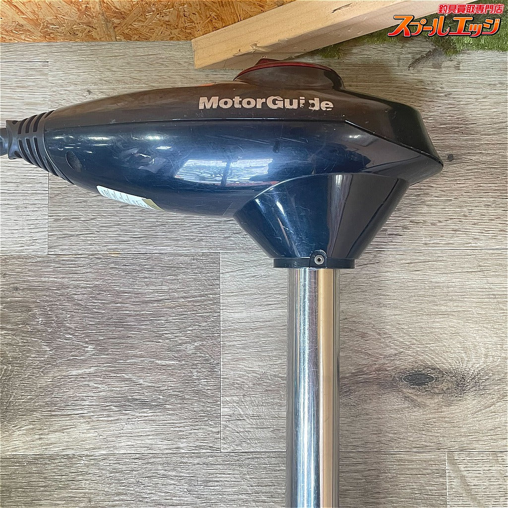 店頭受取のみ【モーターガイド】 フットコンエレキ デジタル 54LB 12V 無段階 シャフト長32インチ 約82cmにカット済 取付径35mm トロールパーフェクト&キャビテーションプレート&アンダーソンケーブル&マウントデッキ装着 Motor guide K_300