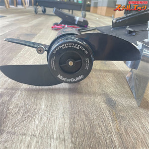 店頭受取のみ【モーターガイド】 フットコンエレキ デジタル 54LB 12V 無段階 シャフト長32インチ 約82cmにカット済 取付径35mm トロールパーフェクト&キャビテーションプレート&アンダーソンケーブル&マウントデッキ装着 Motor guide K_300