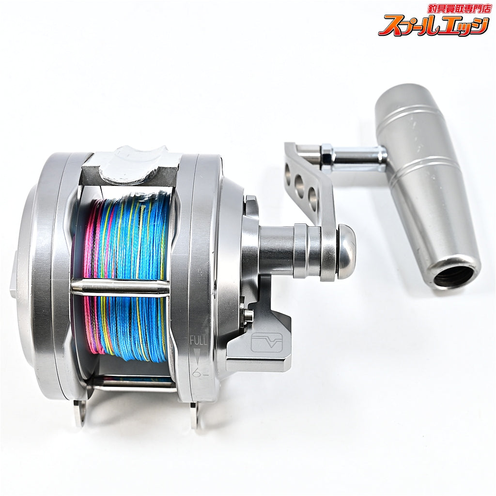【アルテクノス】 N20-EV シングルスピード ナロー CCMカスタムハンドル装着 CCMチューン キャパPE8号300m ギア比4.4:1 ALUTECNOS 船用両軸リール