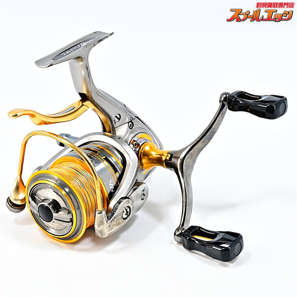 【ダイワ】 13プレイソ 2500HLBD 90mmダブルハンドル&ゴメクサスリールスタンド装着 DAIWA PLAISO